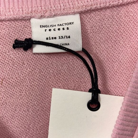 English factory Pink Girls Pineapple Sweater-shirt Top (Size 13/14) - Picture 6 of 6